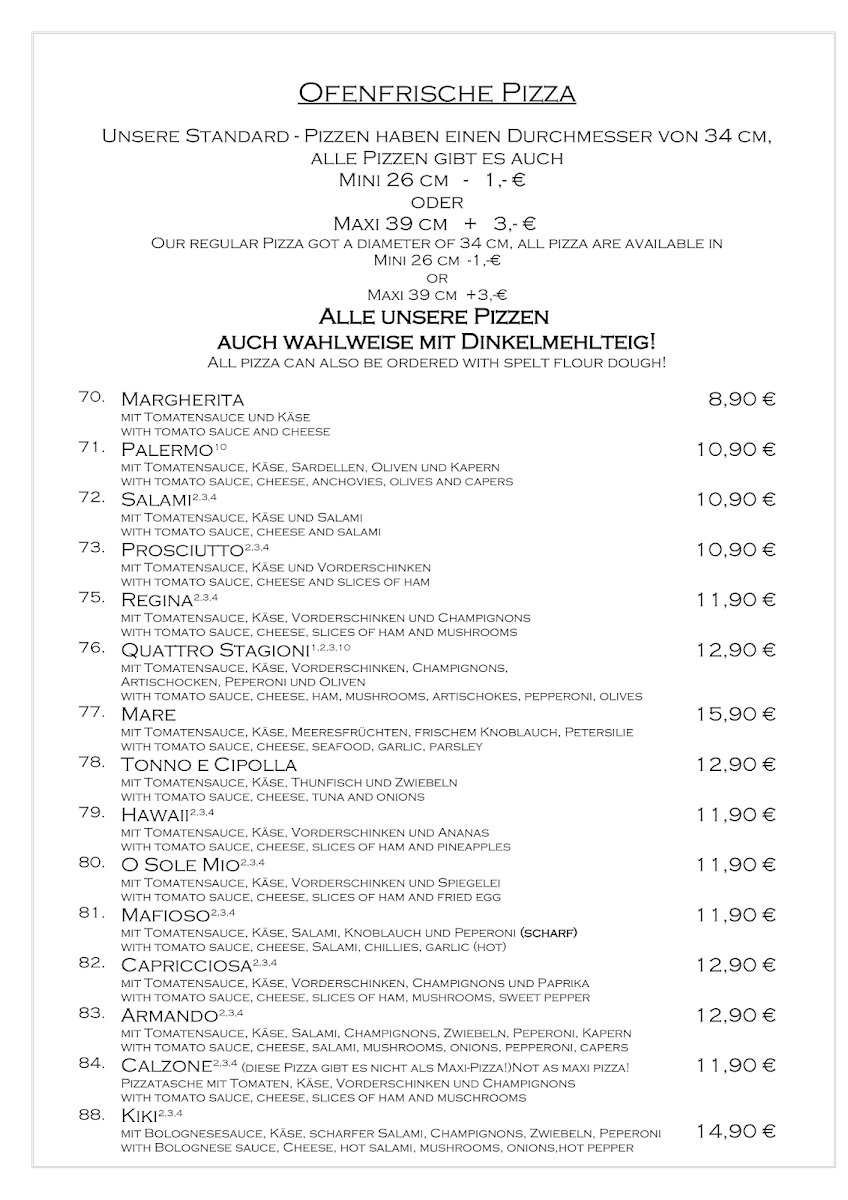 Speisekarte photo 4