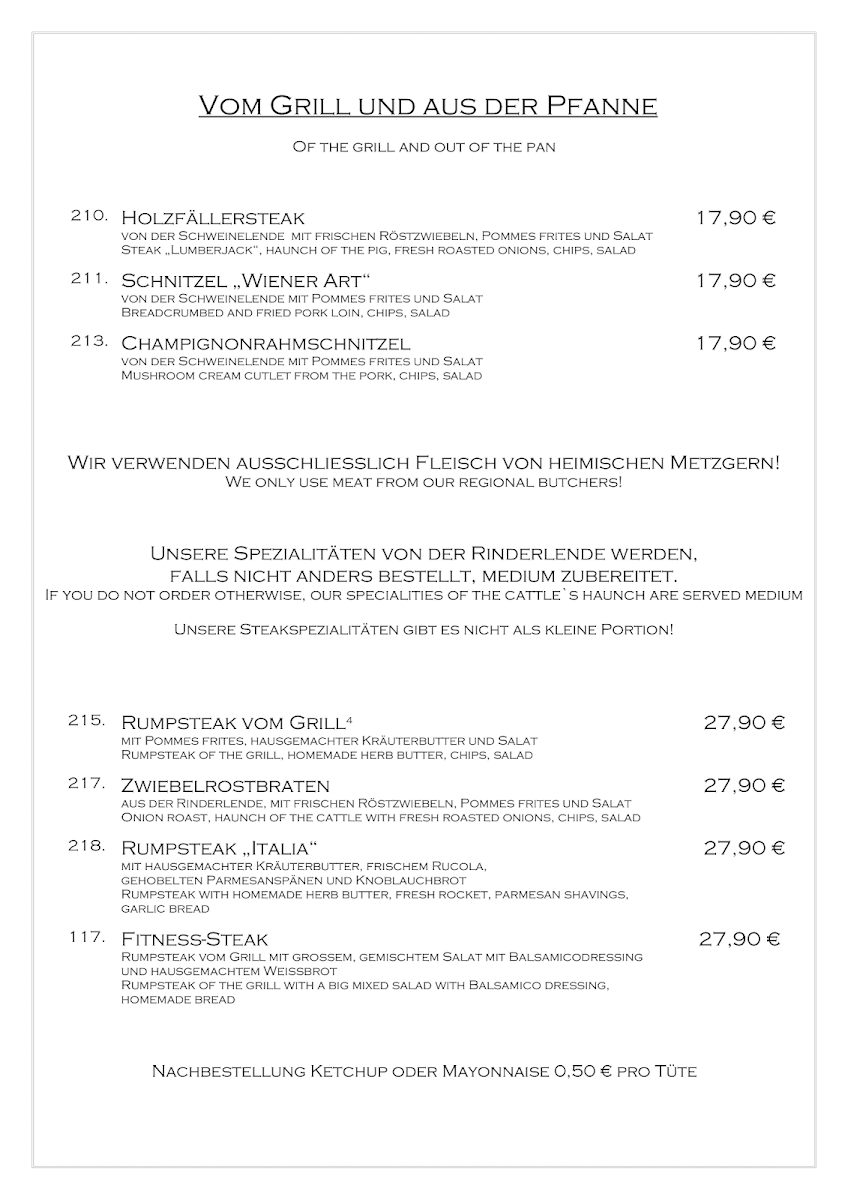 Speisekarte photo 9