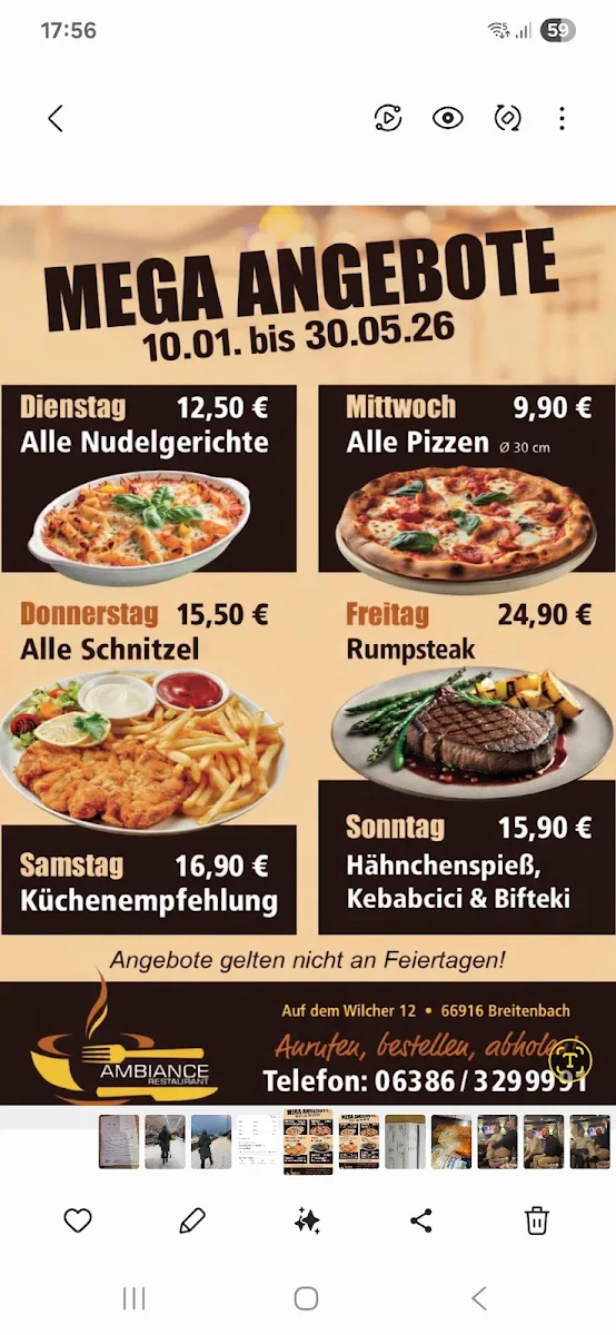 Speisekarte photo 2