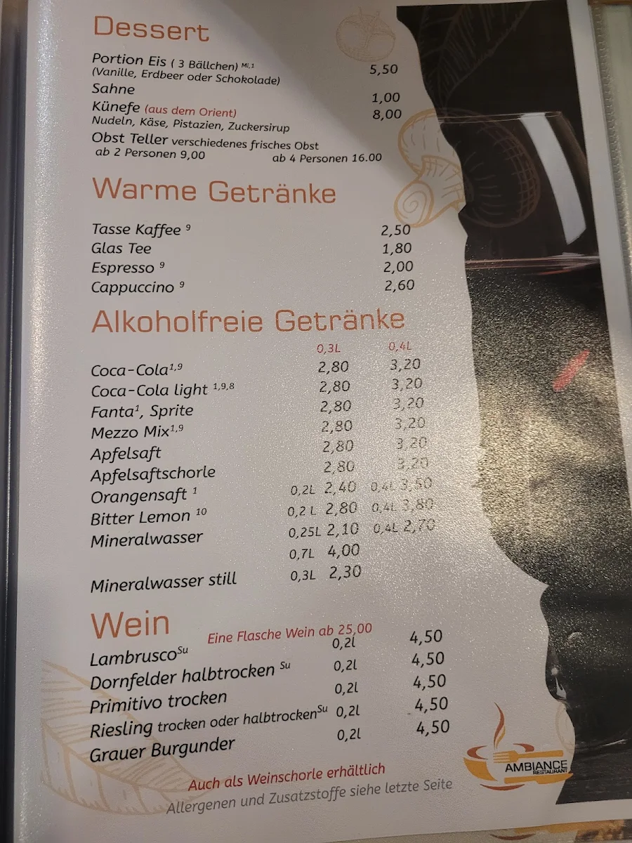 Speisekarte photo 3