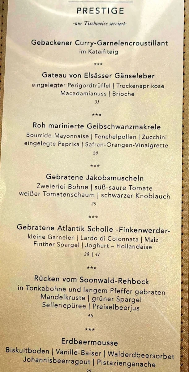 Speisekarte photo 2