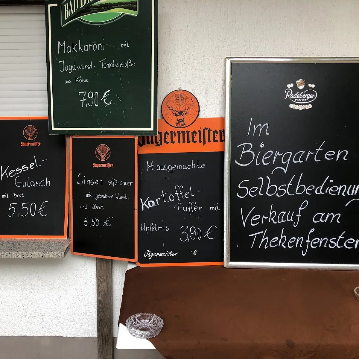 Speisekarte, Siebensäure