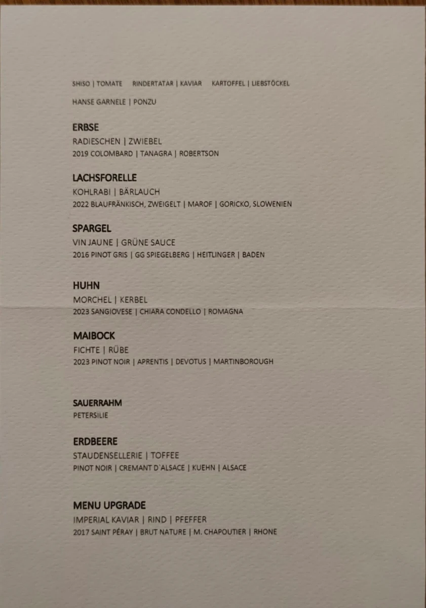 Speisekarte photo 1
