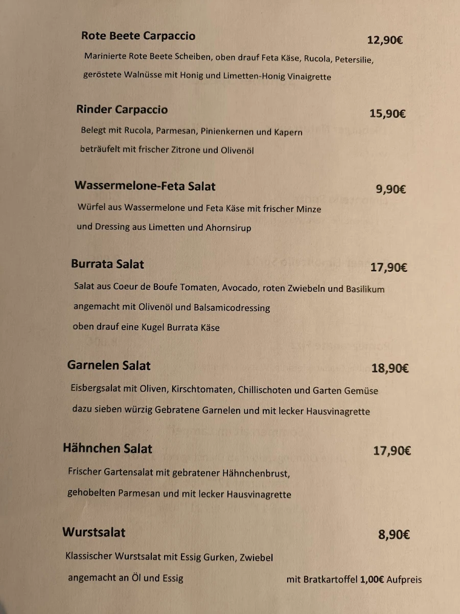 Speisekarte photo 1