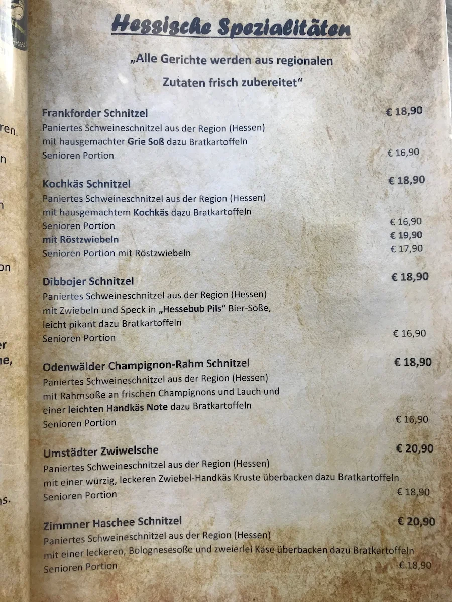 Speisekarte photo 2