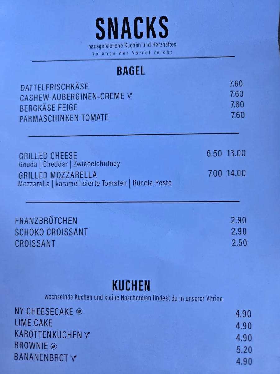 Speisekarte photo 2