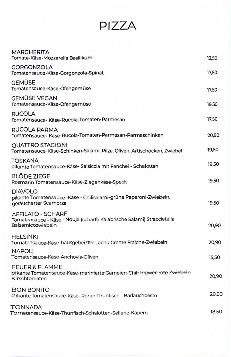 Speisekarte photo 1