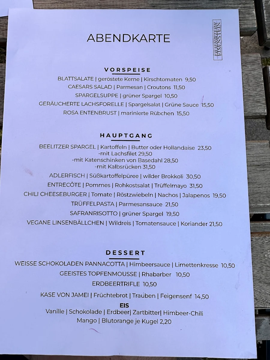 Speisekarte photo 3