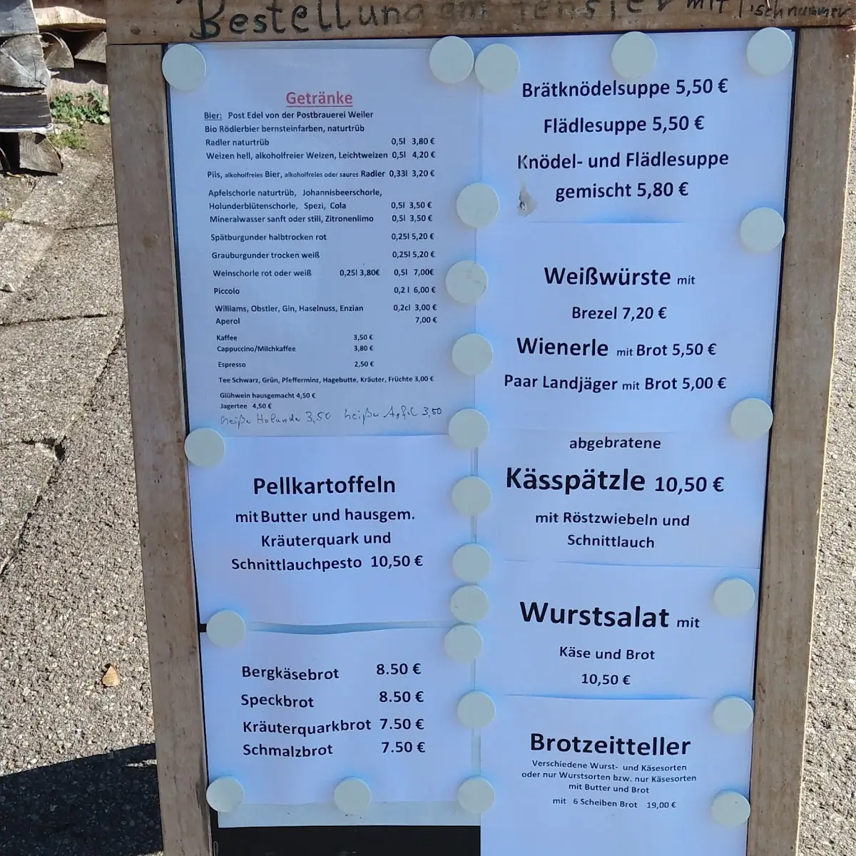 Speisekarte photo 2