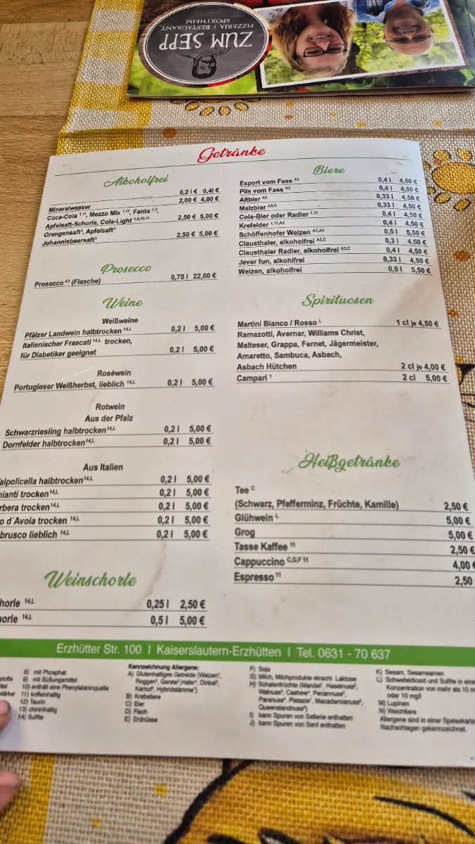 Speisekarte photo 1