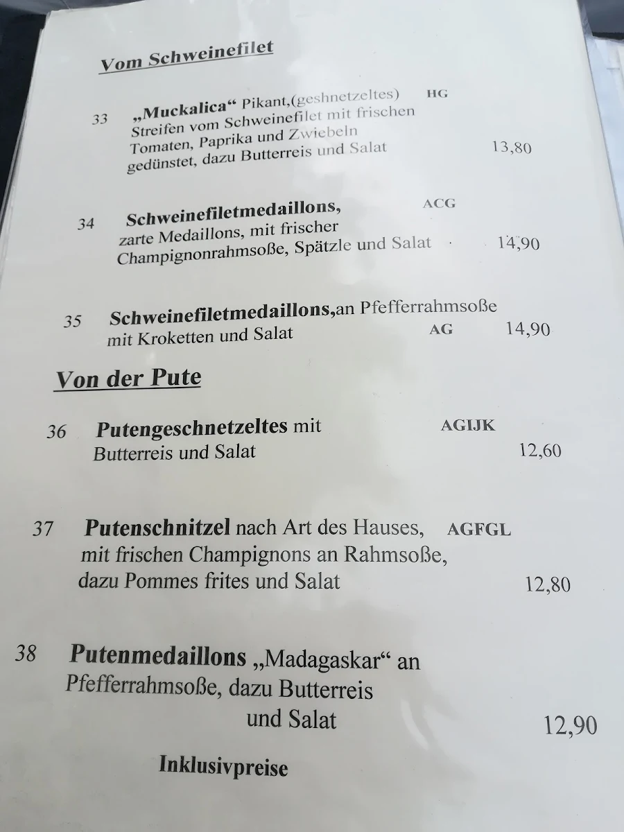 Speisekarte photo 3