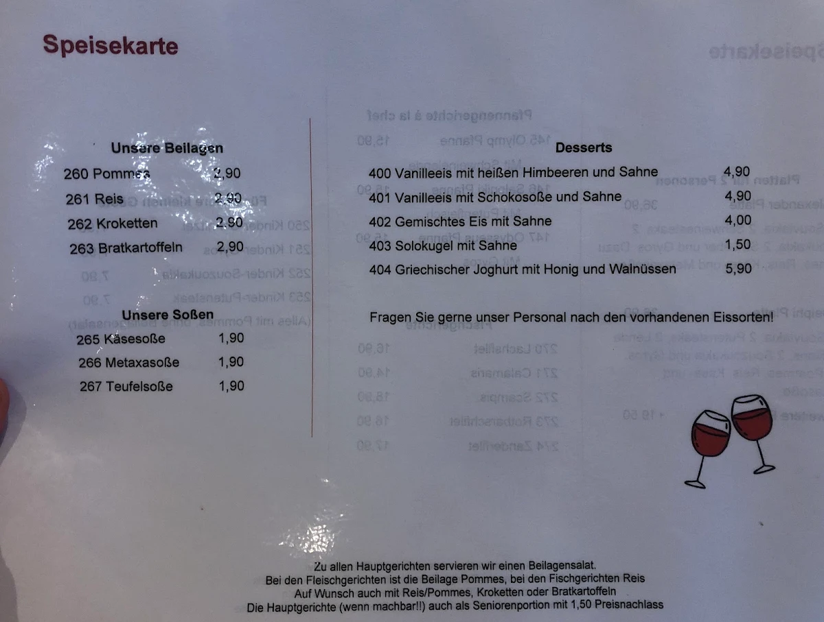 Speisekarte photo 4