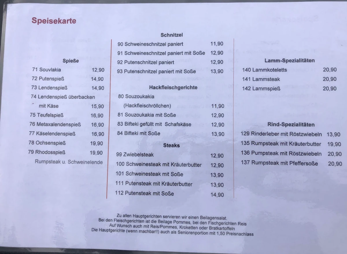 Speisekarte photo 6