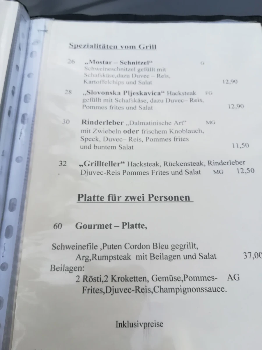 Speisekarte photo 9