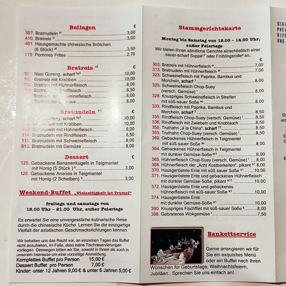 Speisekarte photo 2