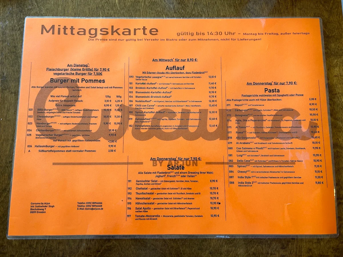 Speisekarte photo 2
