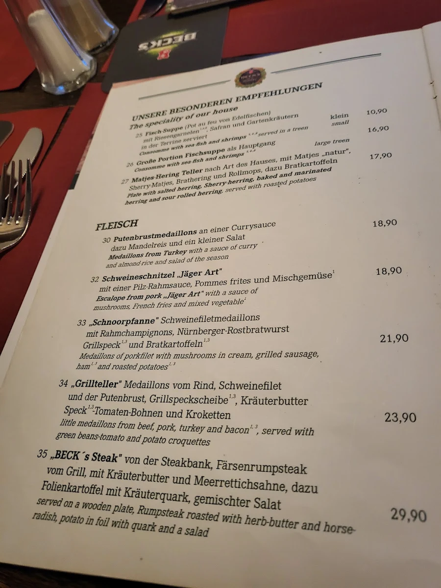 Speisekarte photo 5