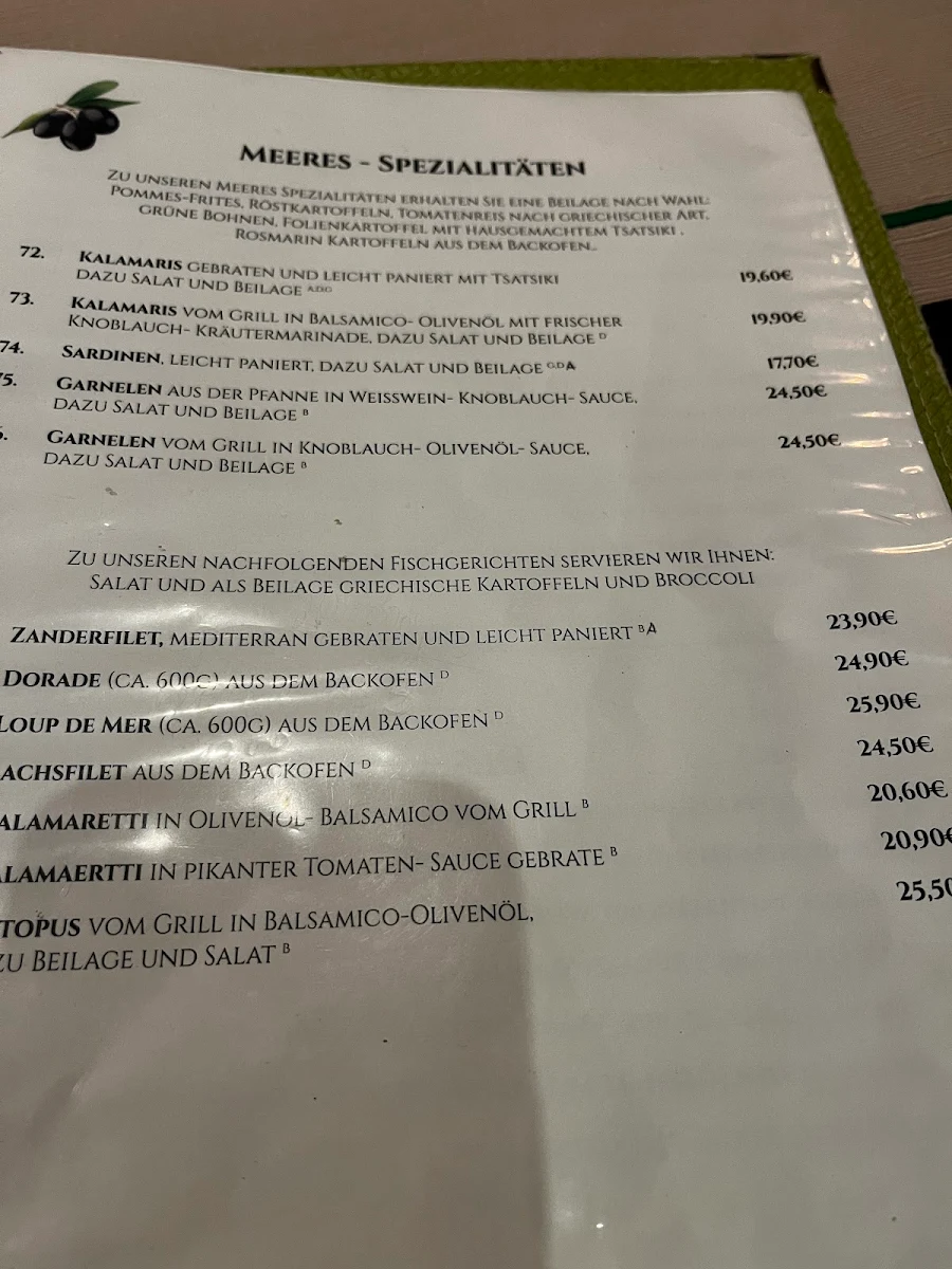 Speisekarte photo 2
