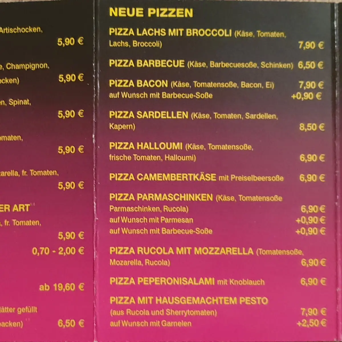 Speisekarte photo 1