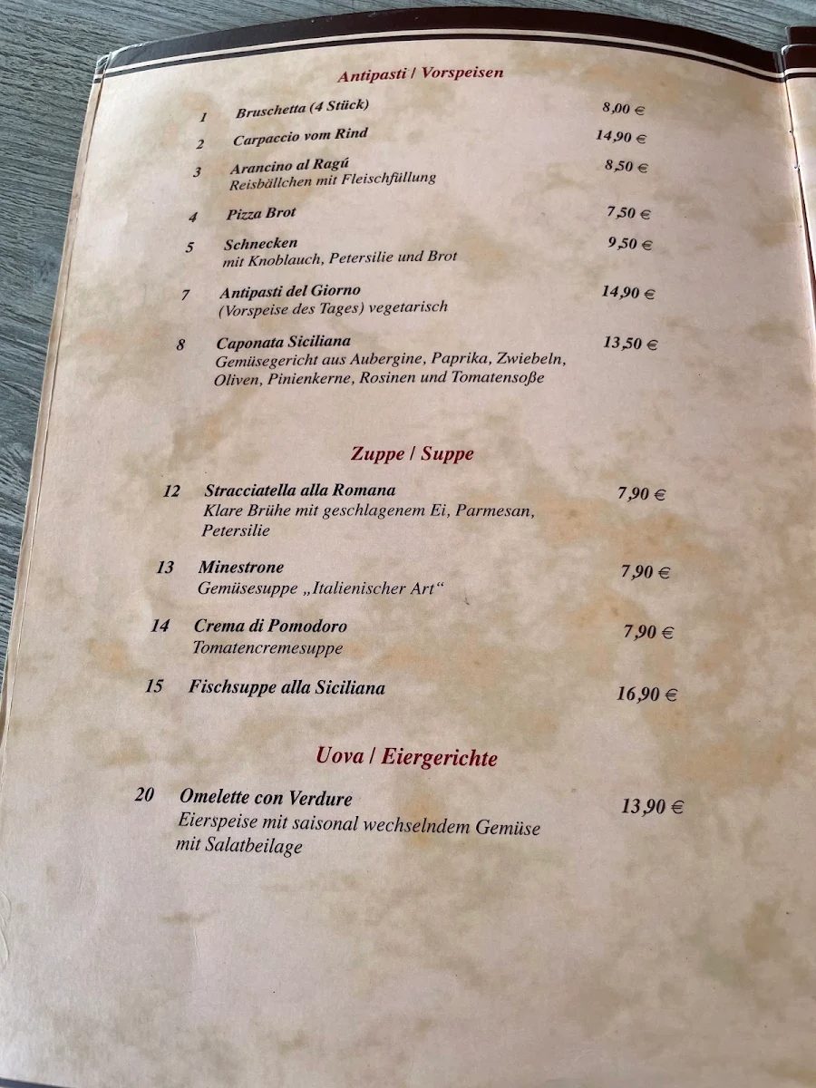 Speisekarte photo 5