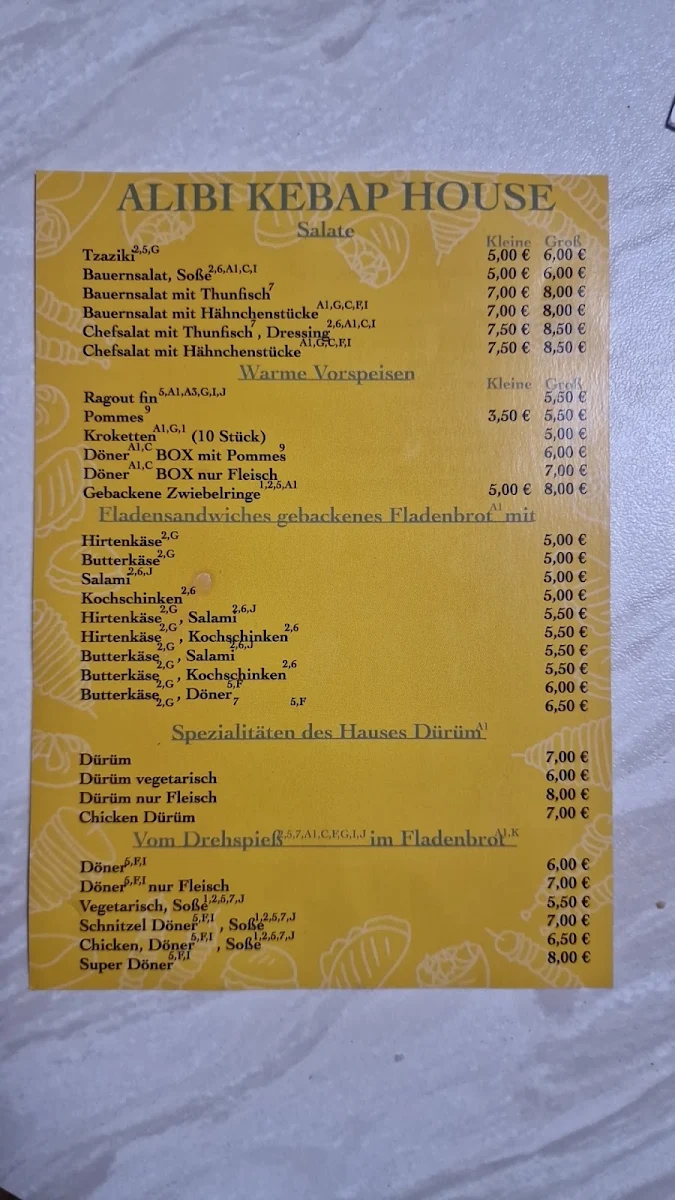 Speisekarte photo 2