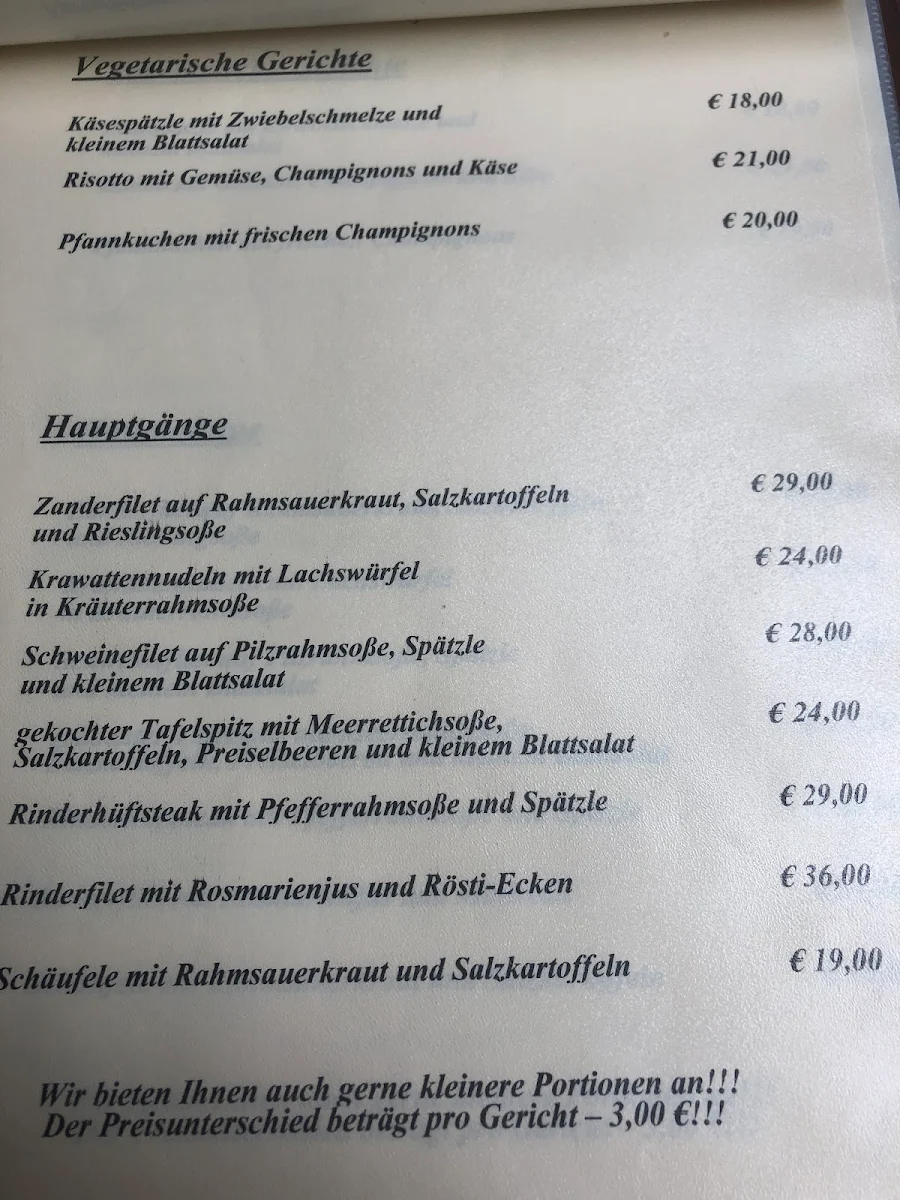 Speisekarte photo 1
