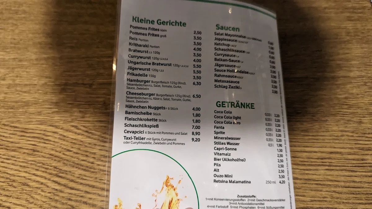 Speisekarte photo 7