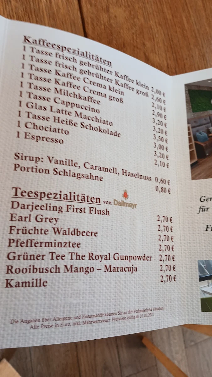 Speisekarte photo 3