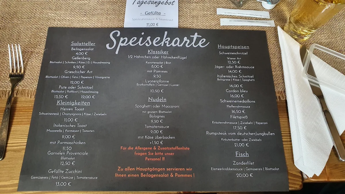 Speisekarte photo 3