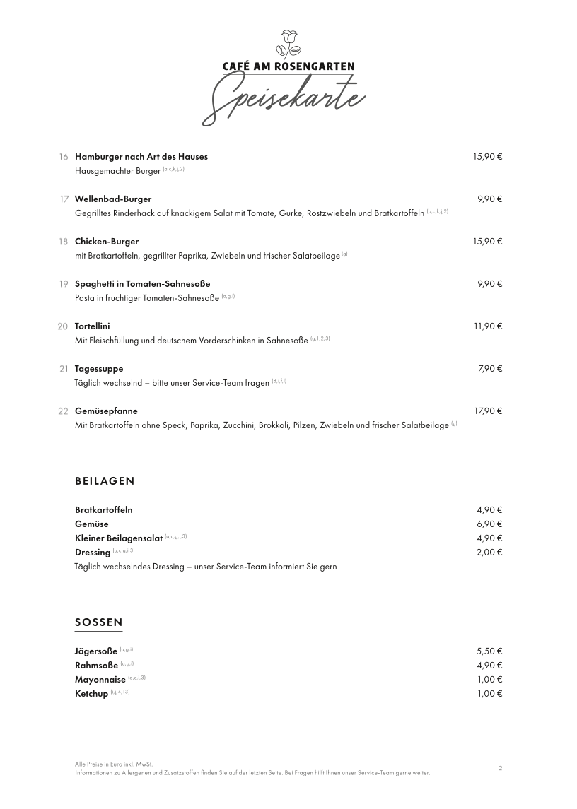 Speisekarte photo 6