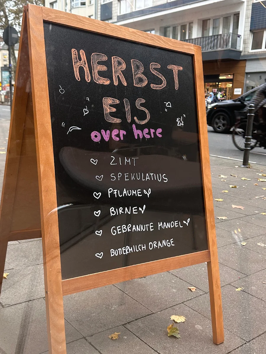Speisekarte, [ais] - Eismanufaktur