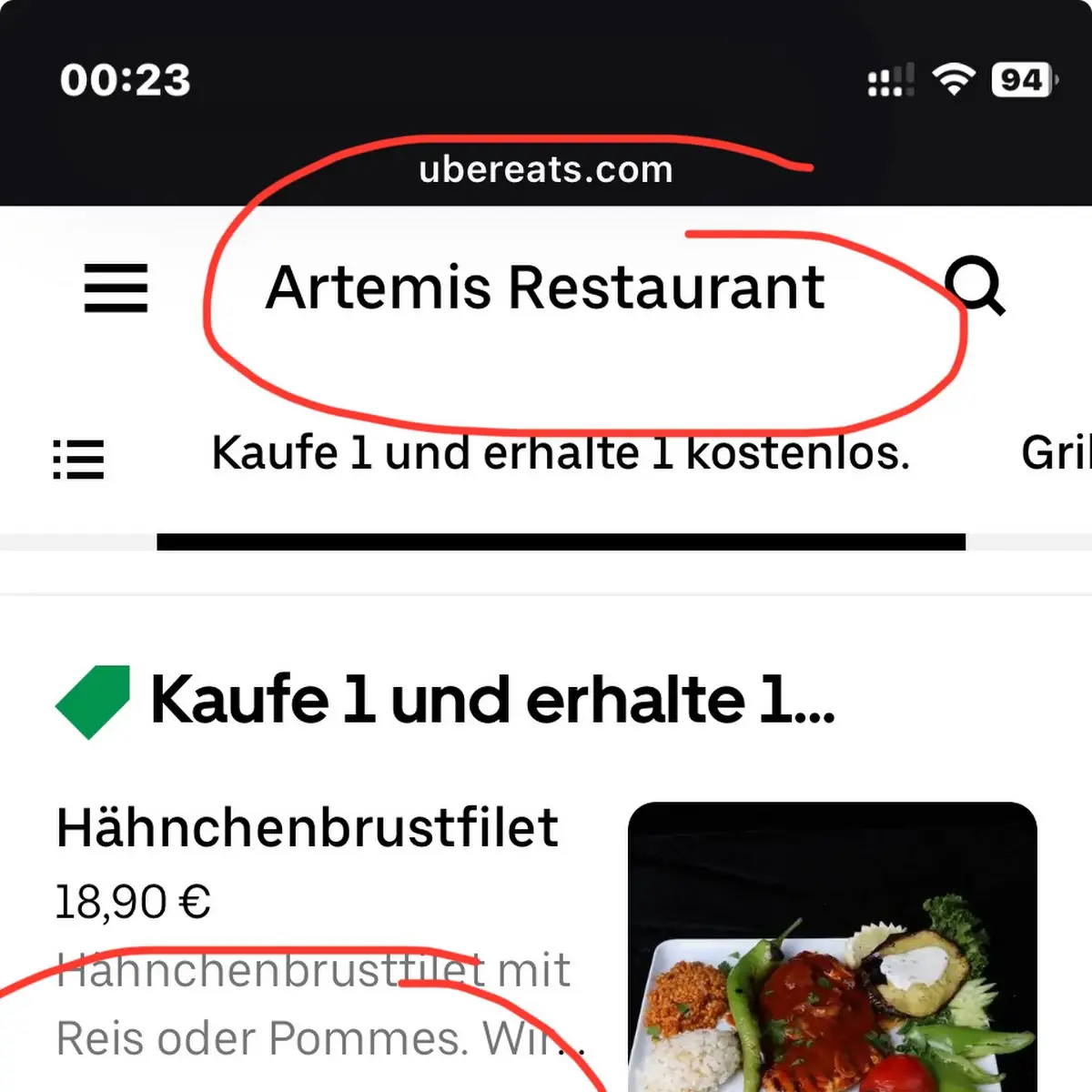 Speisekarte photo 3