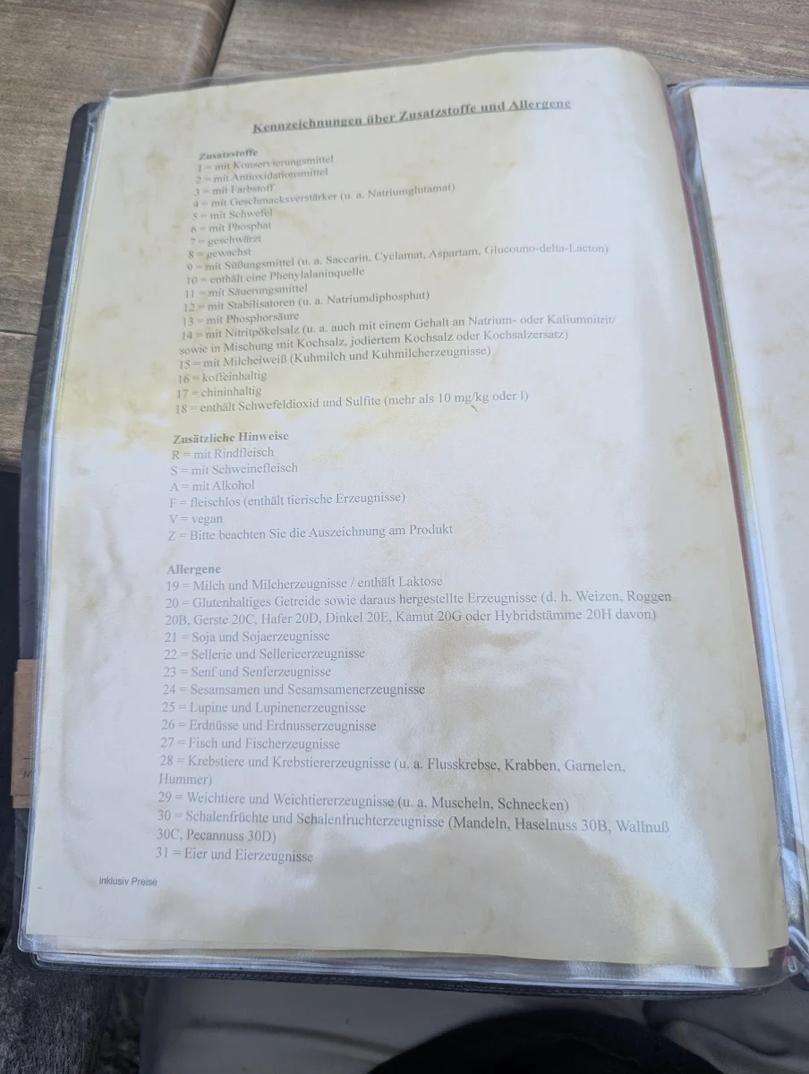 Speisekarte photo 3