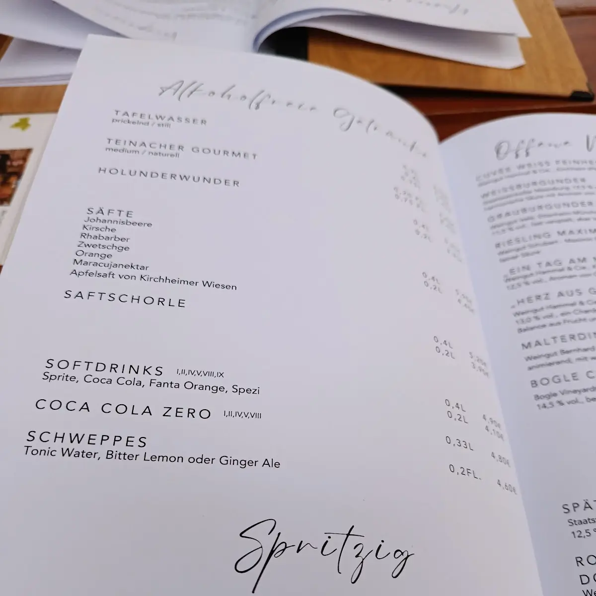 Speisekarte photo 2