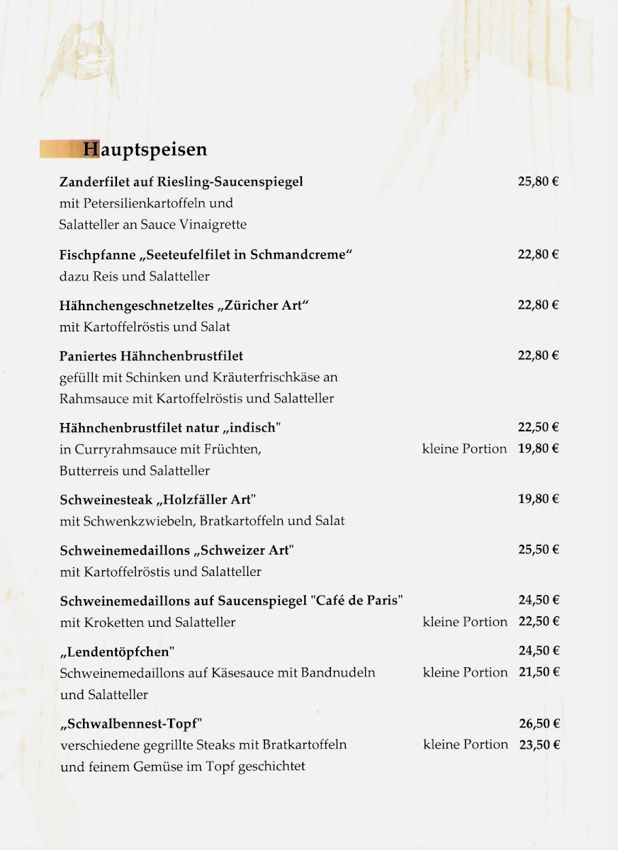 Speisekarte photo 1