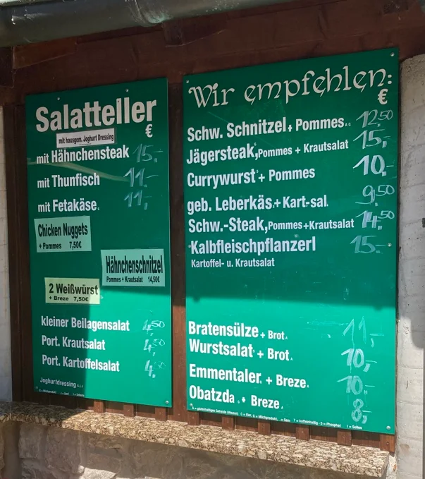 Speisekarte photo 2