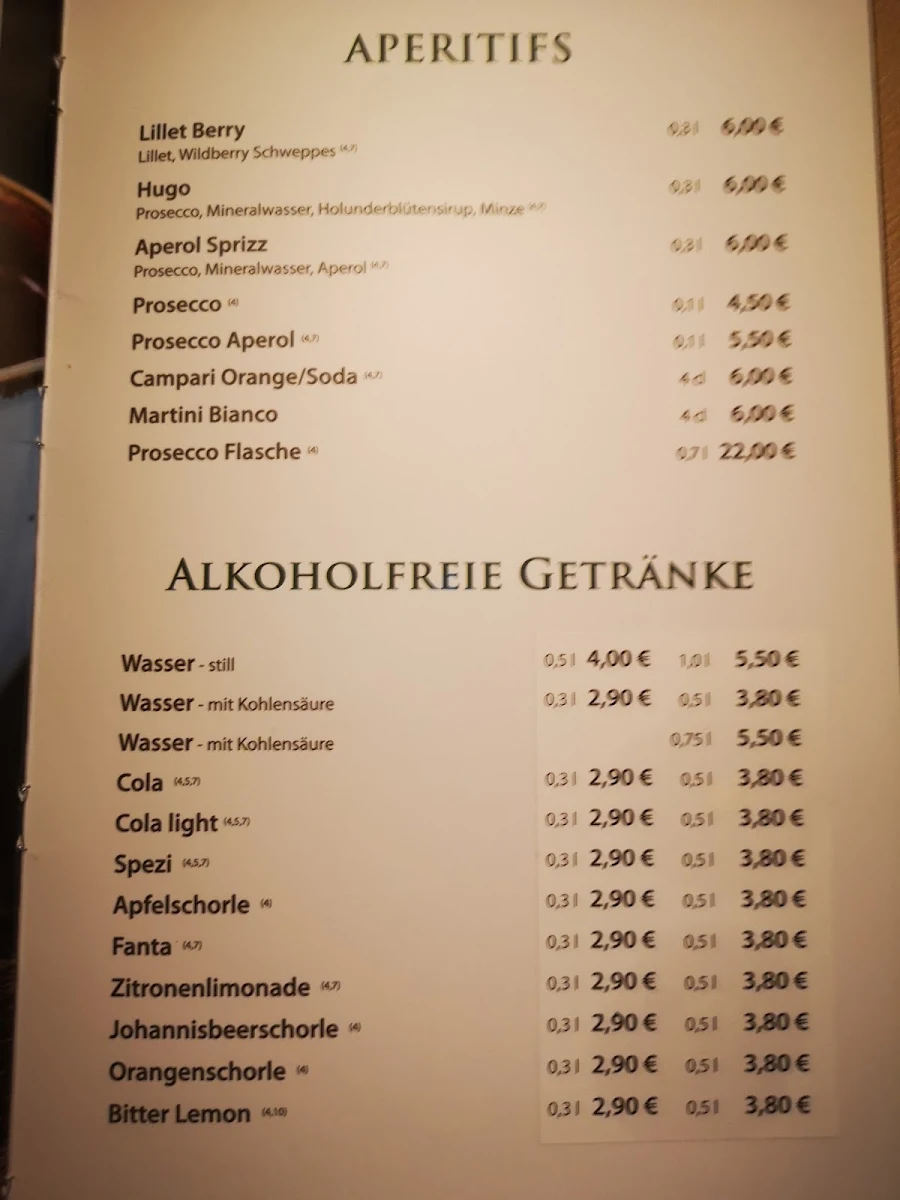 Speisekarte photo 2