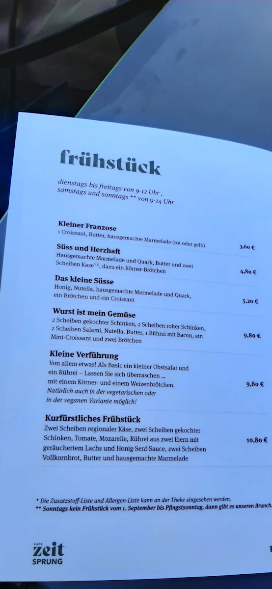 Speisekarte photo 3
