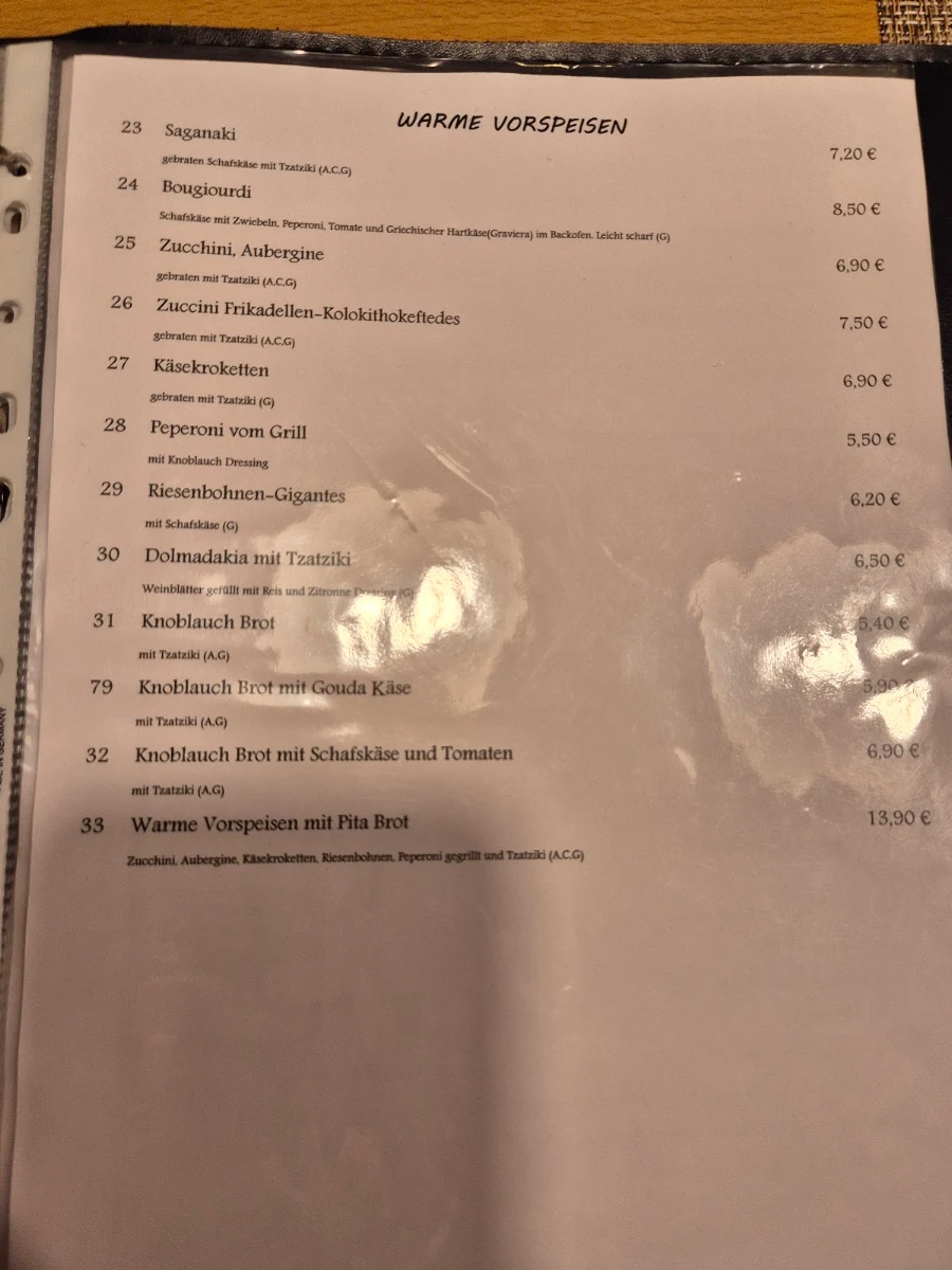 Speisekarte photo 5