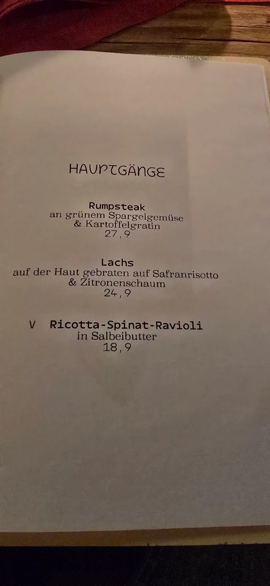 Speisekarte photo 1