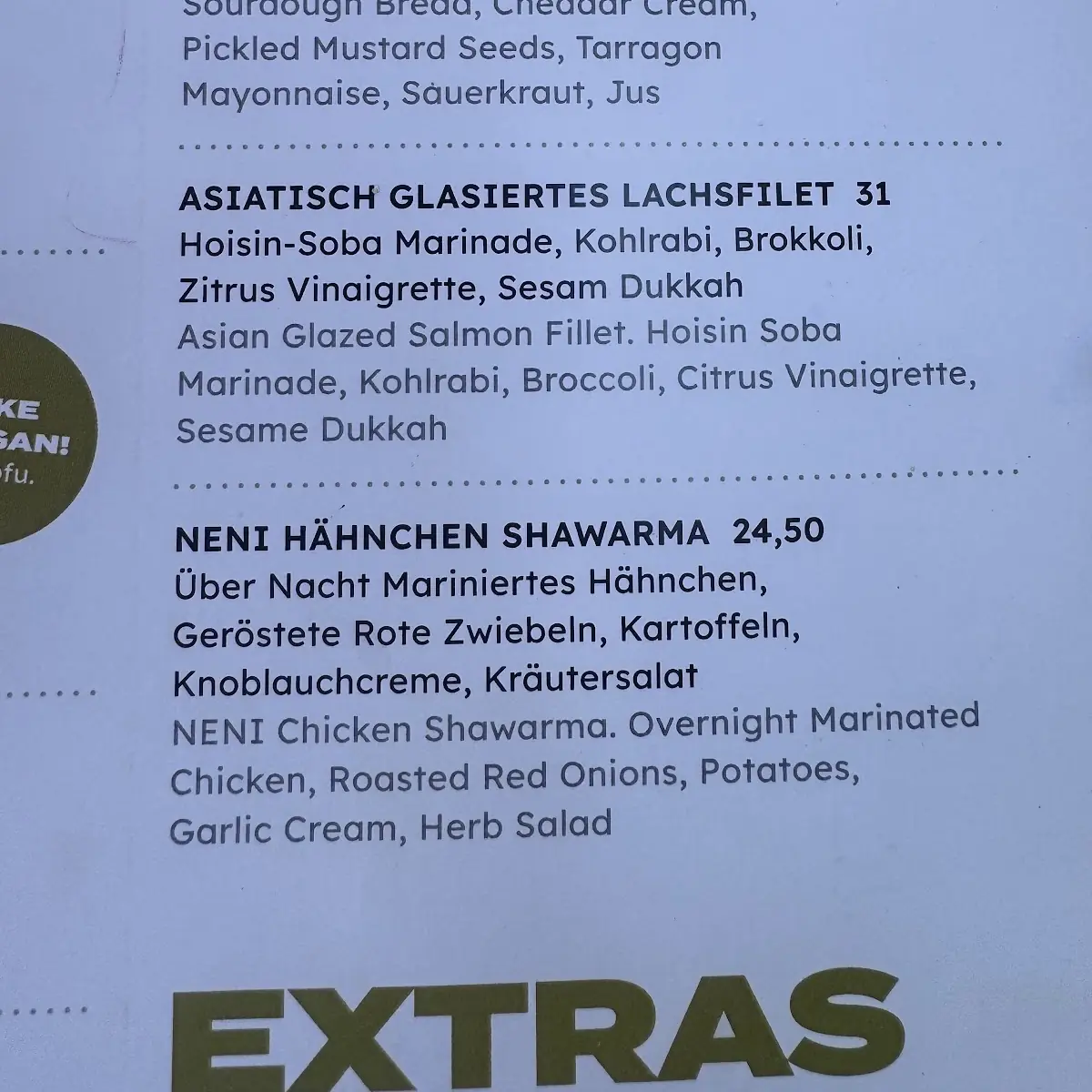 Speisekarte photo 2