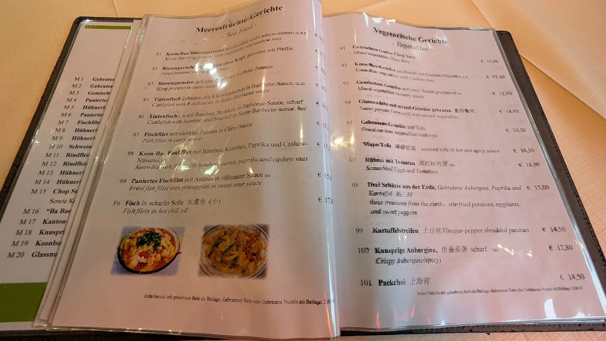 Speisekarte photo 2