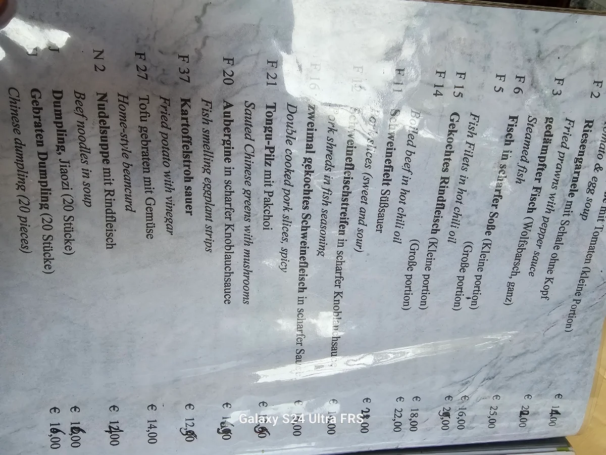 Speisekarte photo 8