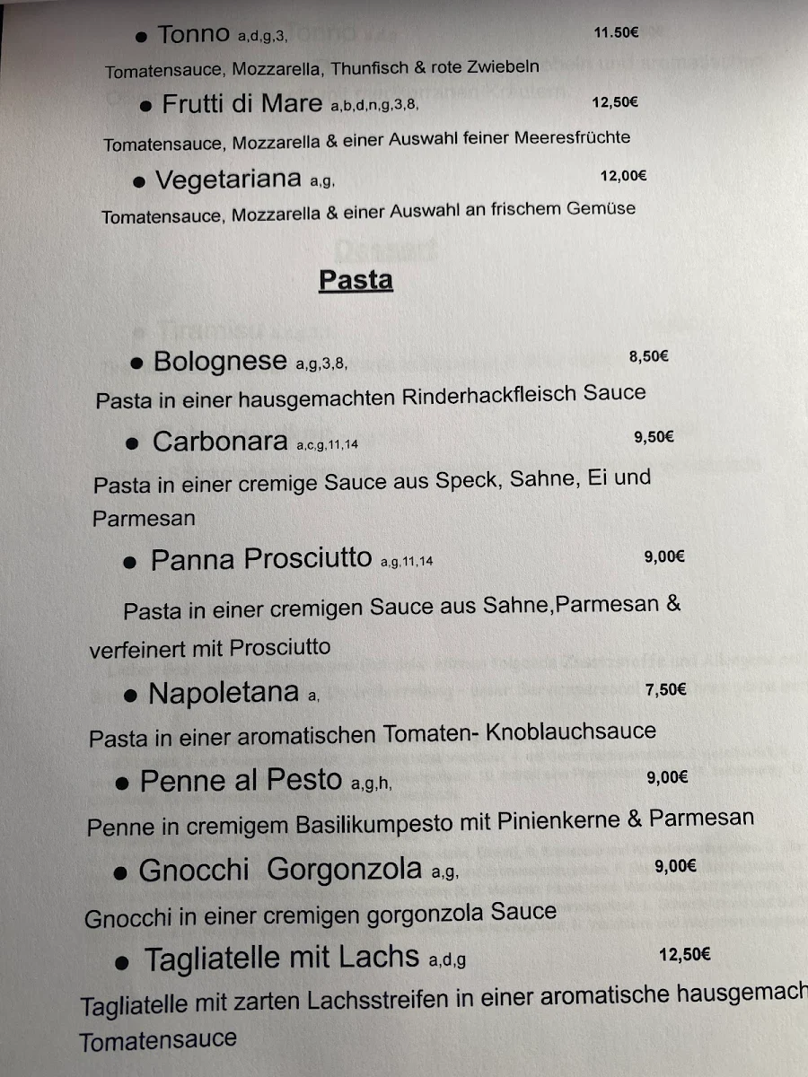 Speisekarte photo 2