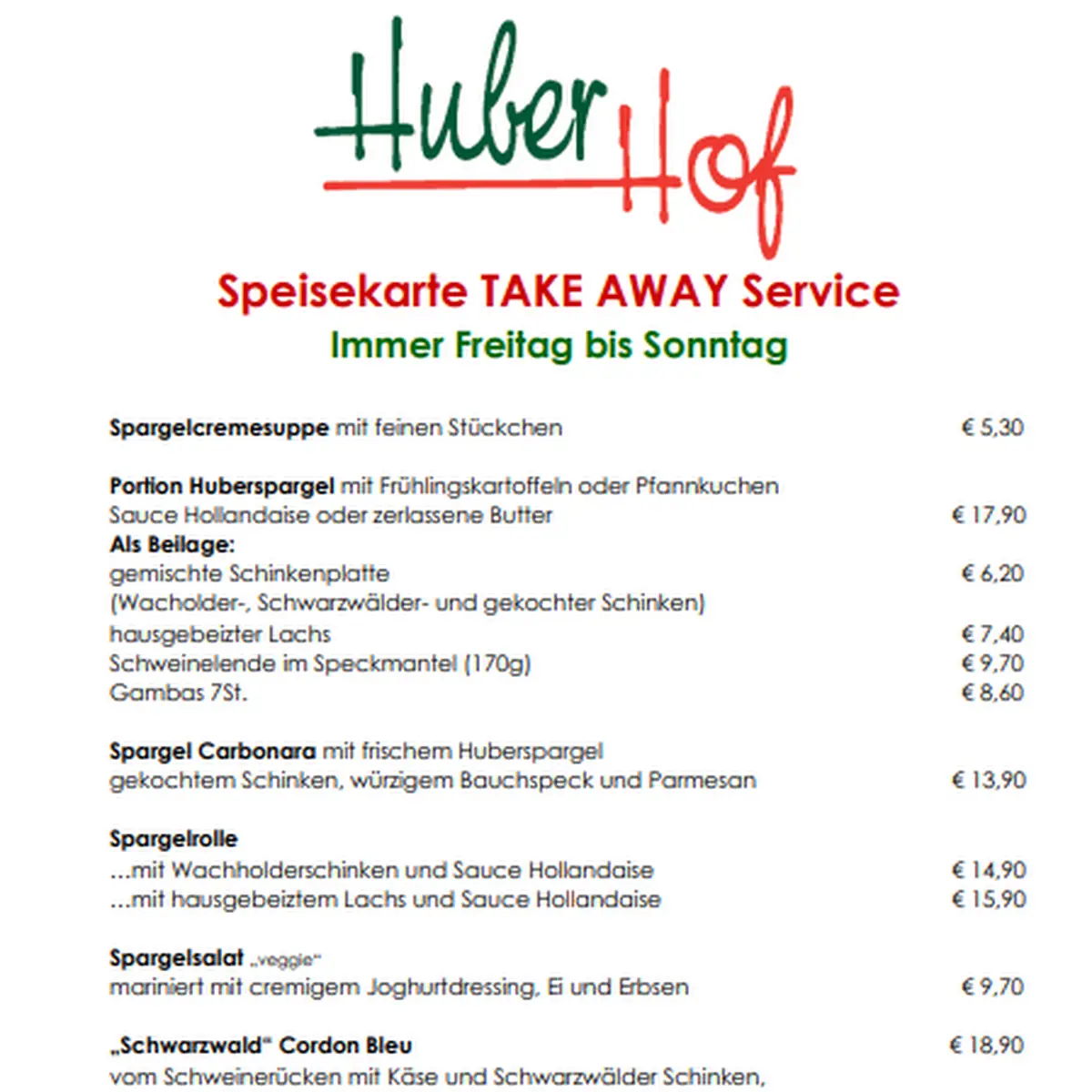 Speisekarte photo 7