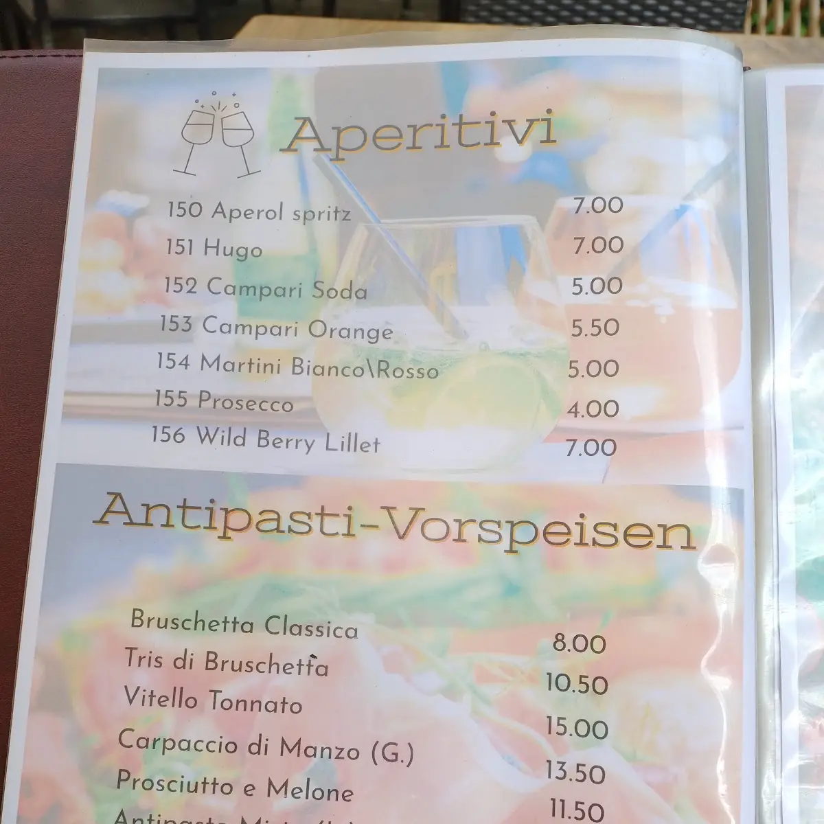Speisekarte photo 4