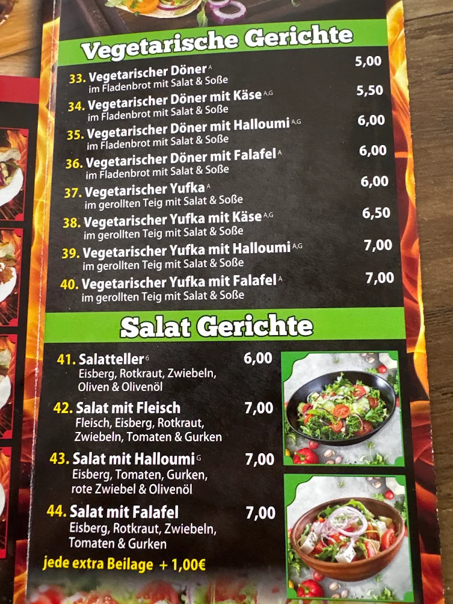 Speisekarte photo 2