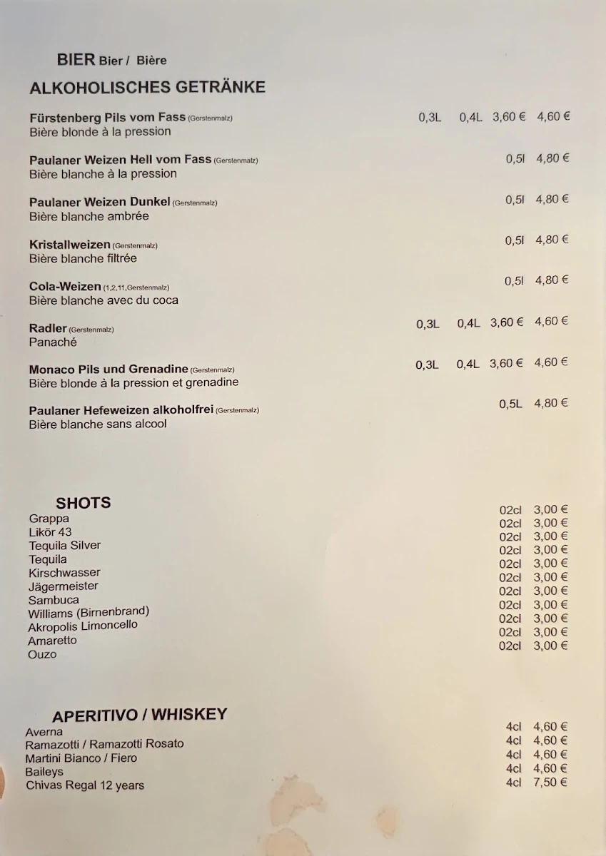 Speisekarte photo 6