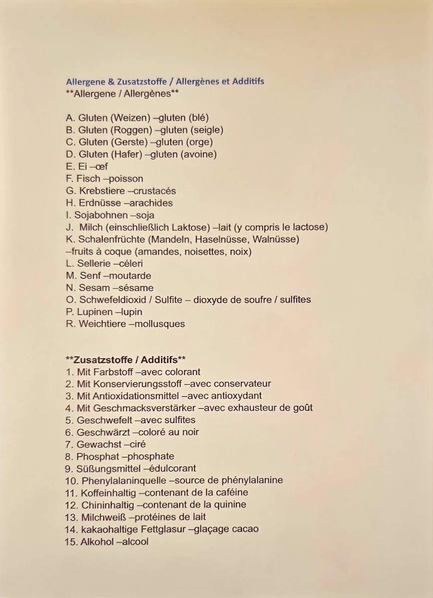 Speisekarte photo 7