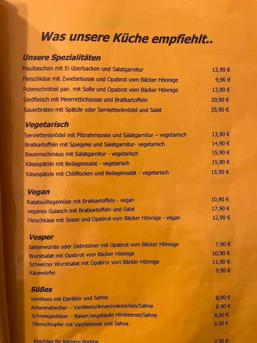 Speisekarte photo 3